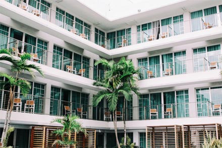 Background music for hotels